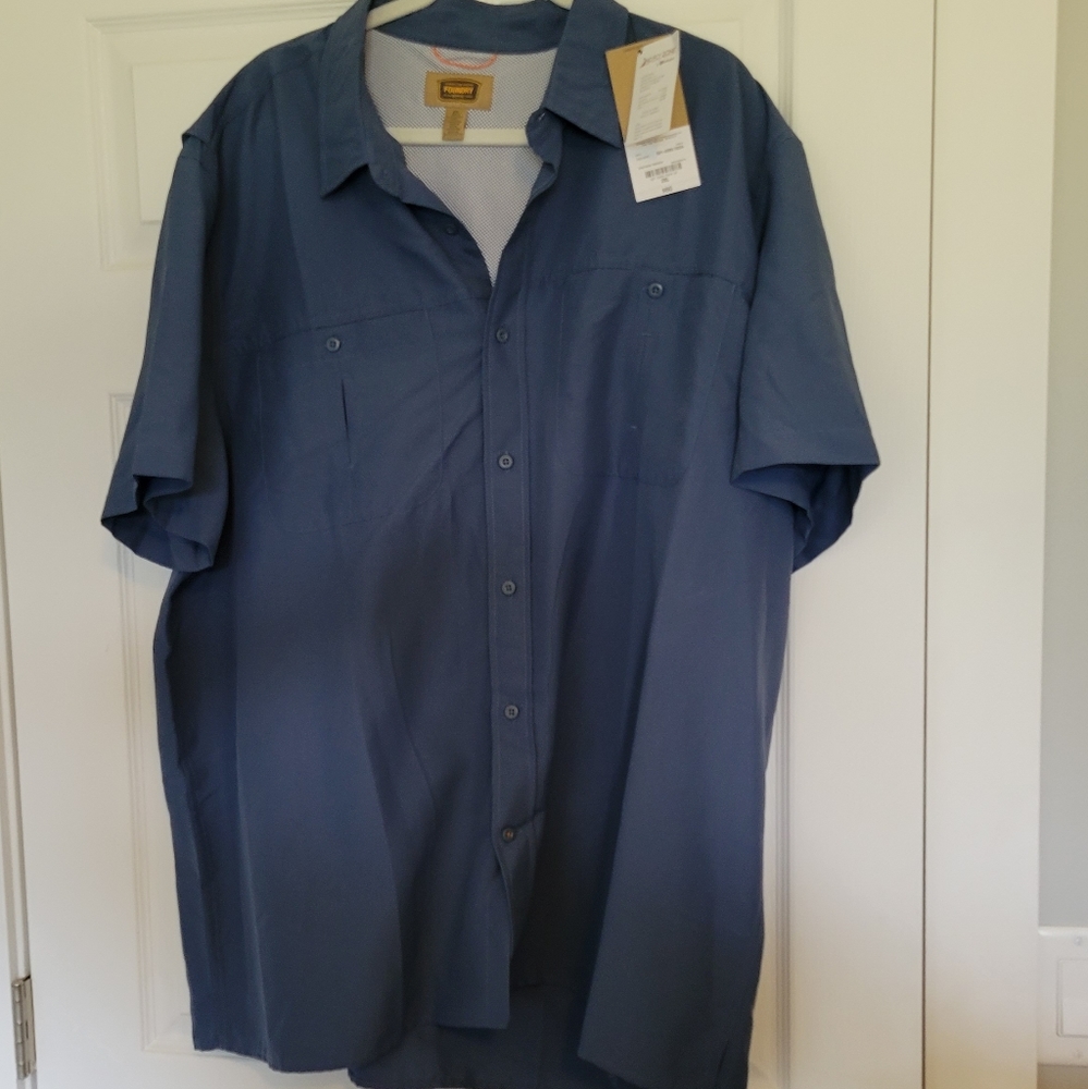 Men's cool and comfy blue shirt 2xl Foundry